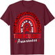 In March We Wear Red for Tuberculosis Awareness T-Shirt - T-Shirt | Maroon