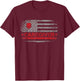 Caregiver Appreciation American Flag Design Men T-Shirt - T-Shirt | Maroon