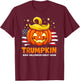 Trumpkin Make Halloween Great Again Funny Trumpkin Pumpkin T-Shirt - T-Shirt | Maroon
