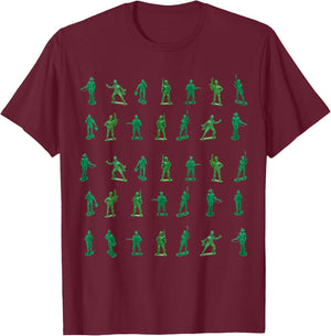 Toy Soldiers | Cute Little Lovers Gift T-Shirt - T-Shirt | Maroon