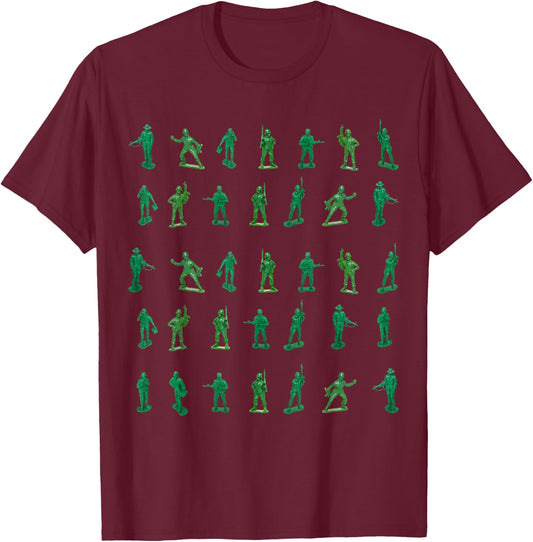 Toy Soldiers | Cute Little Lovers Gift T-Shirt - T-Shirt | Maroon
