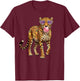 Cheetah Bubblegum Sunglasses Funny Animal Lovers Teen Girls T-Shirt - T-Shirt | Maroon