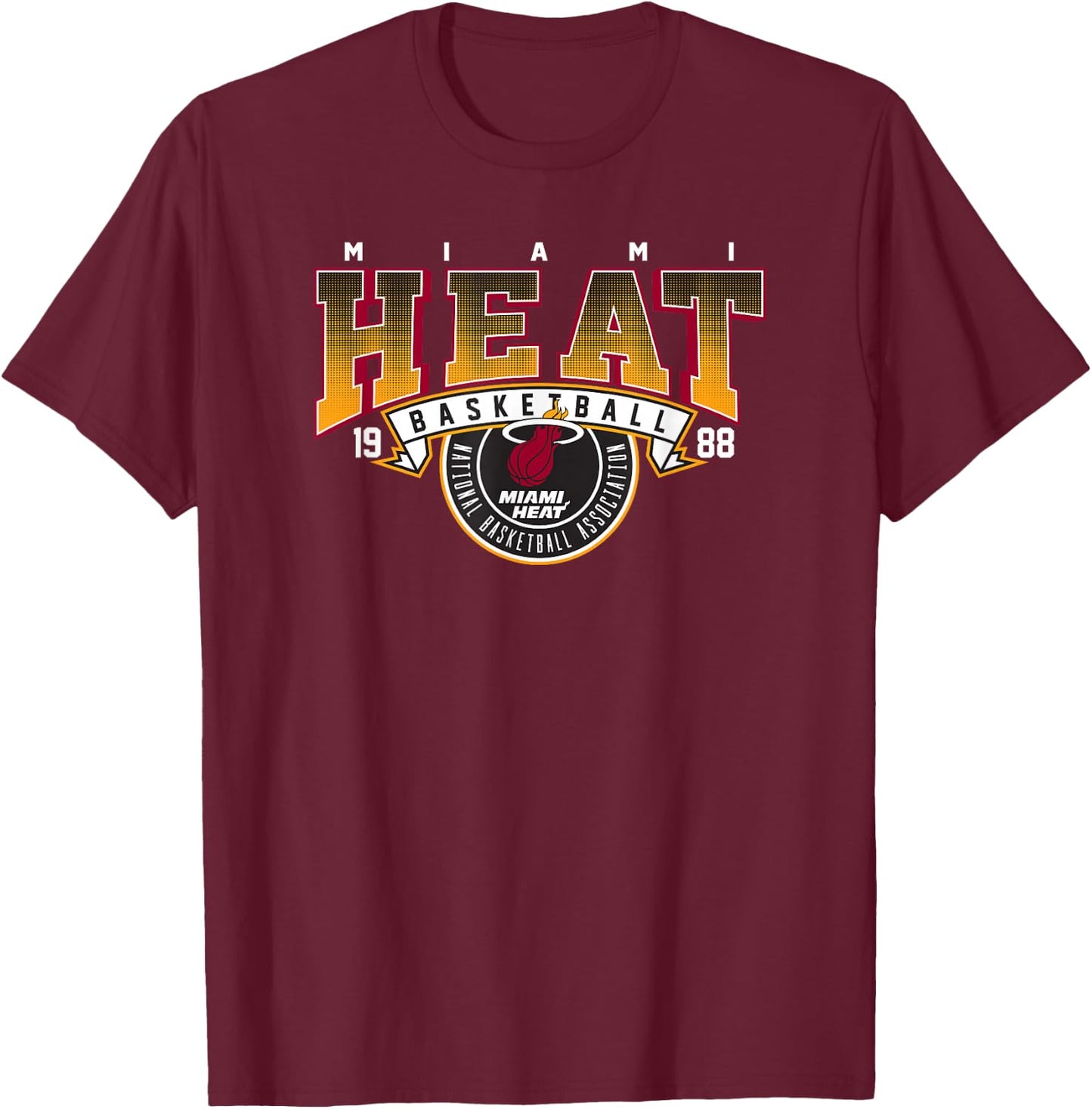 NBA Miami Heat Coming At Ya T-Shirt - T-Shirt | Maroon