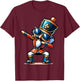 Christmas Nutcracker Dabbing Boys Santa Xmas Funny T-Shirt - T-Shirt | Maroon