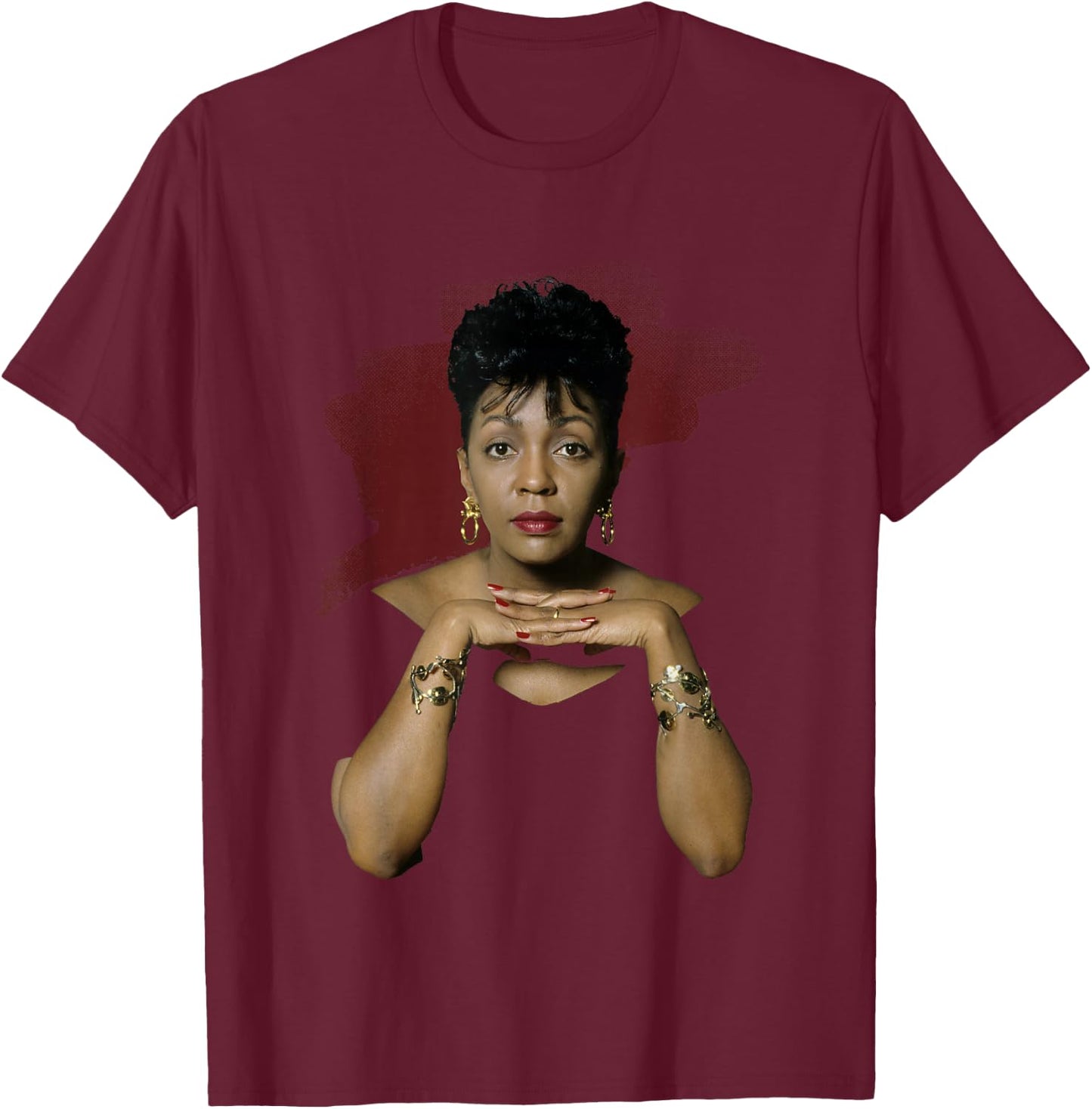 American Songwriter Anita Baker By Stephen Wright T-Shirt - T-Shirt | Maroon