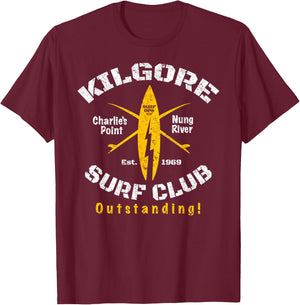 Surf Ops Kilgore Surf Club OUTSTANDING T-Shirt - T-Shirt | Maroon
