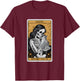 Gatos Before Vatos Funny Cat Tarot Card Cat Lady Cat Mom T-Shirt - T-Shirt | Maroon