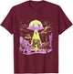 Did You Really Beam Me Up UFO T-Shirt - T-Shirt | Maroon