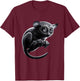 Cute Colorful Tarsier Art Phillippines Bohol Monkey Tarsier T-Shirt - T-Shirt | Maroon