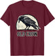 Old Crow Graphic T-Shirt - T-Shirt | Maroon