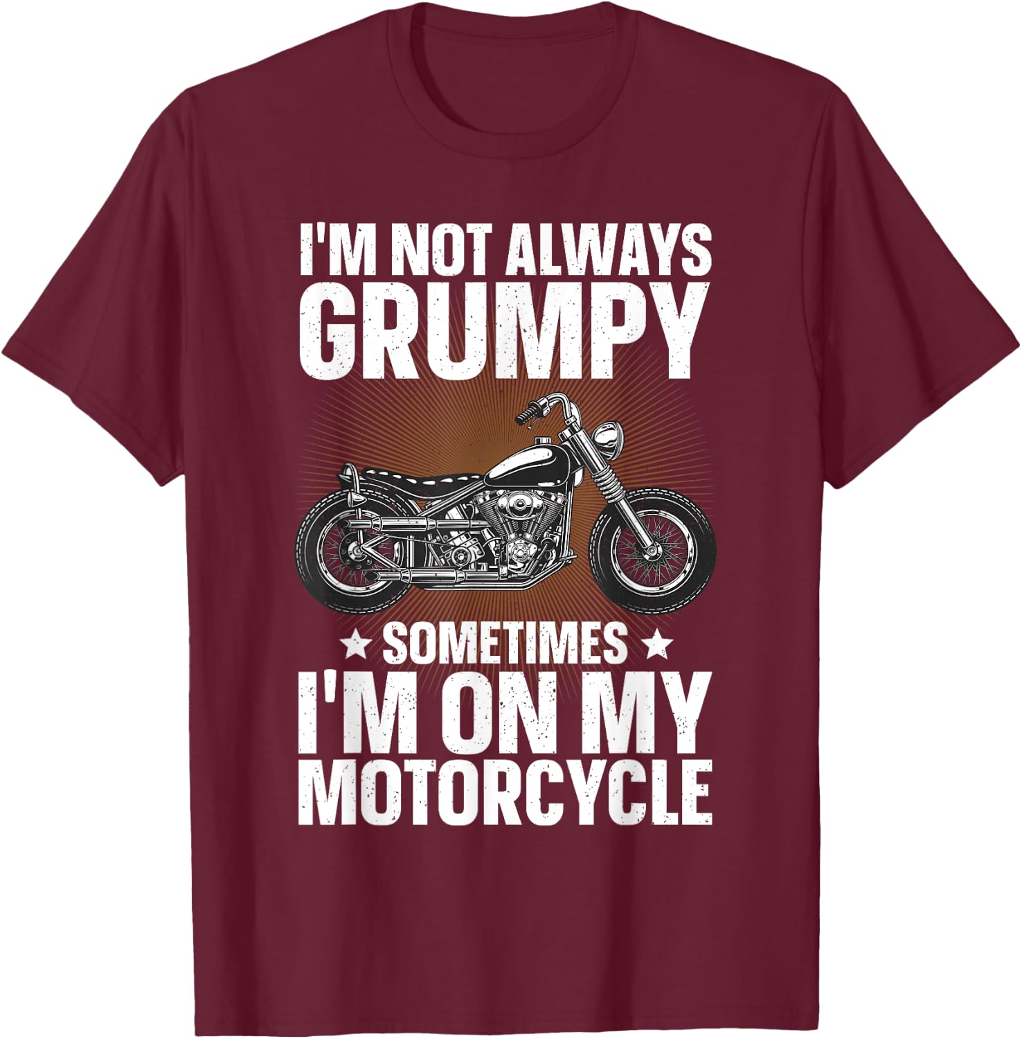 Motorcycle Rider Art Women Dad Motorcycle Bike Lover T-Shirt - T-Shirt | Maroon
