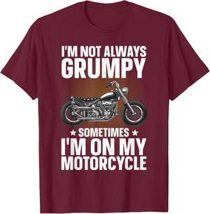Motorcycle Rider Art Women Dad Motorcycle Bike Lover T-Shirt - T-Shirt | Maroon