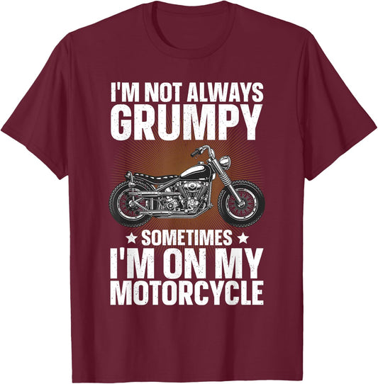 Motorcycle Rider Art Women Dad Motorcycle Bike Lover T-Shirt - T-Shirt | Maroon