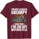 Motorcycle Rider Art Women Dad Motorcycle Bike Lover T-Shirt - T-Shirt | Maroon