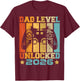 Dad Level Unlocked 2026 Baby Announcement Daddy Gaming T-Shirt - T-Shirt | Maroon