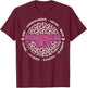 Cute Restorative Aide Leopard T-Shirt - T-Shirt | Maroon