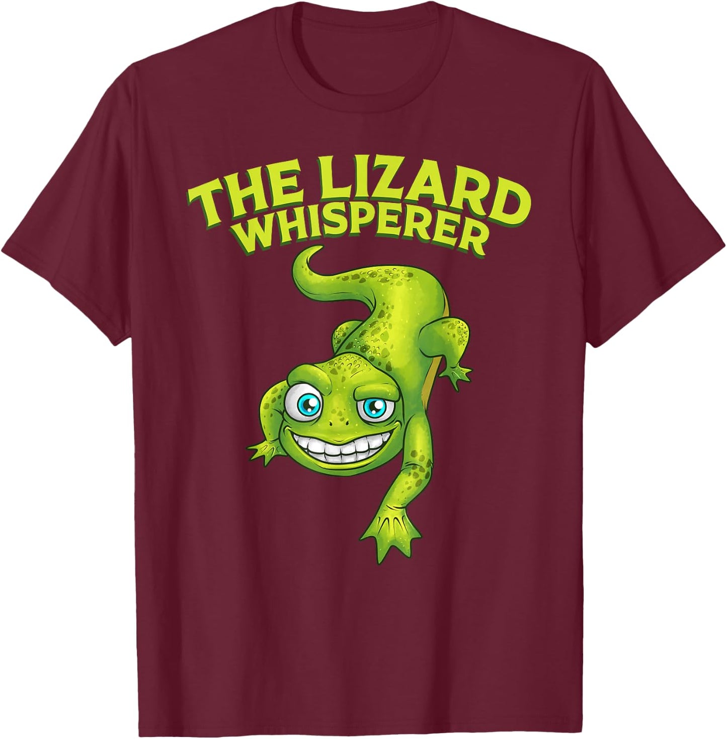 Cool Lizard Whisperer Gift Boys Girls Kids Reptile Lover T-Shirt - T-Shirt | Maroon