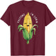 Pretend I'm Corn Funny Farmers Halloween Costume T-Shirt - T-Shirt | Maroon