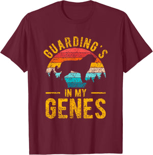 Guarding's In My Genes Owner Kangals Dog Puppy Kangal T-Shirt - T-Shirt | Maroon