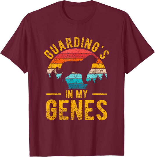 Guarding's In My Genes Owner Kangals Dog Puppy Kangal T-Shirt - T-Shirt | Maroon