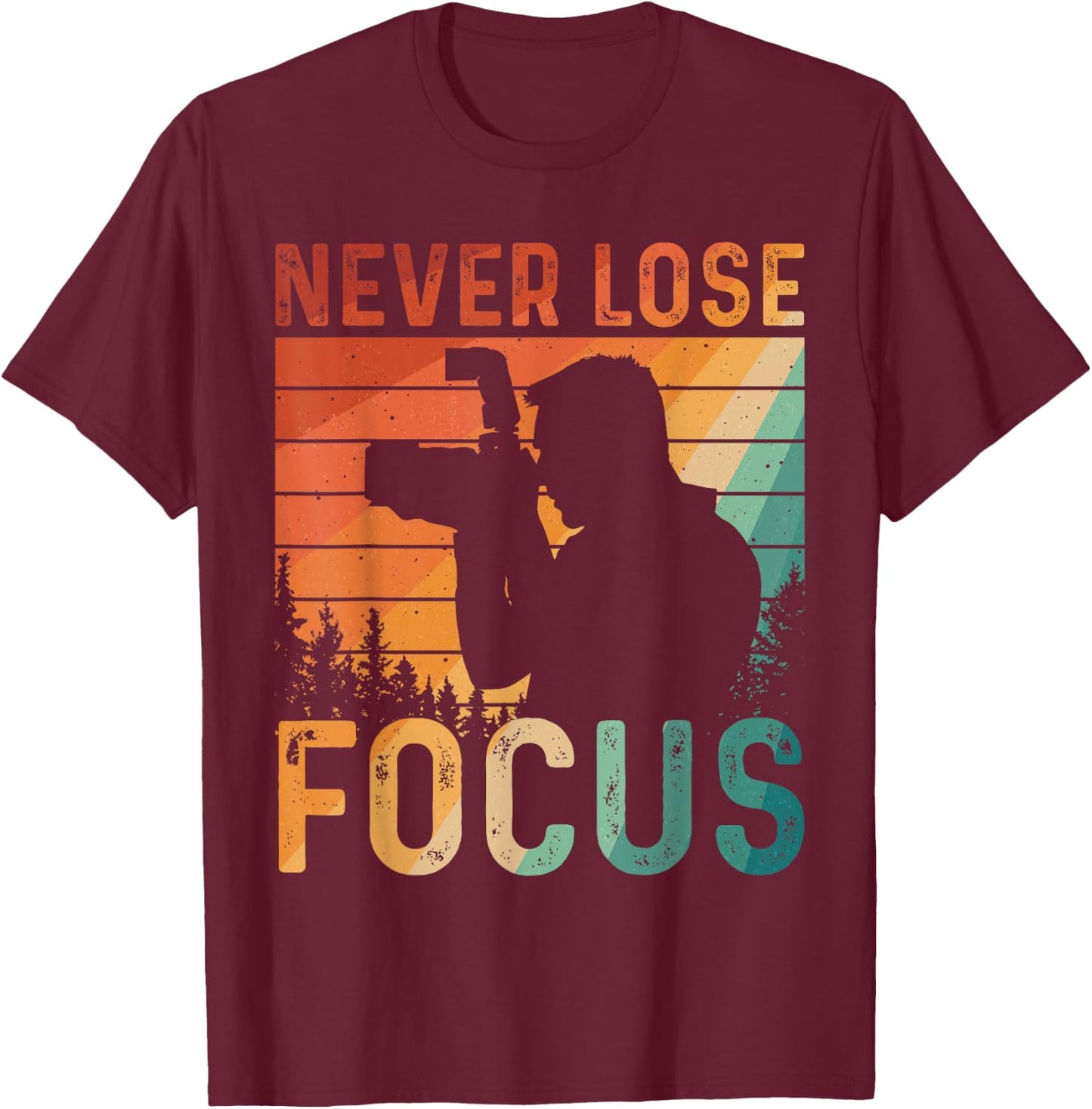 Cool Photography Design Women Camera Photographer T-Shirt - T-Shirt | Maroon