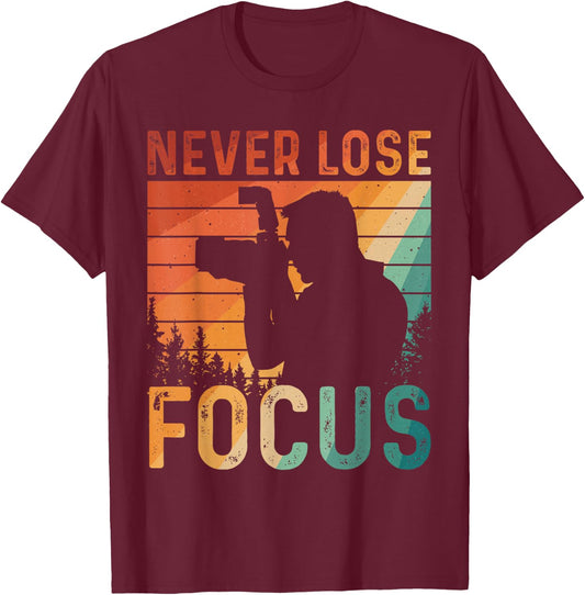 Cool Photography Design Women Camera Photographer T-Shirt - T-Shirt | Maroon