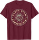 Carpe Diem Memento Mori Seize the Day Life Yin Yang T-Shirt - T-Shirt | Maroon