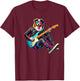 Australian Shepherd Electric Guitar Funny Dog Rock Band Pet Men Women Kids T-Shirt - T-Shirt | Maroon