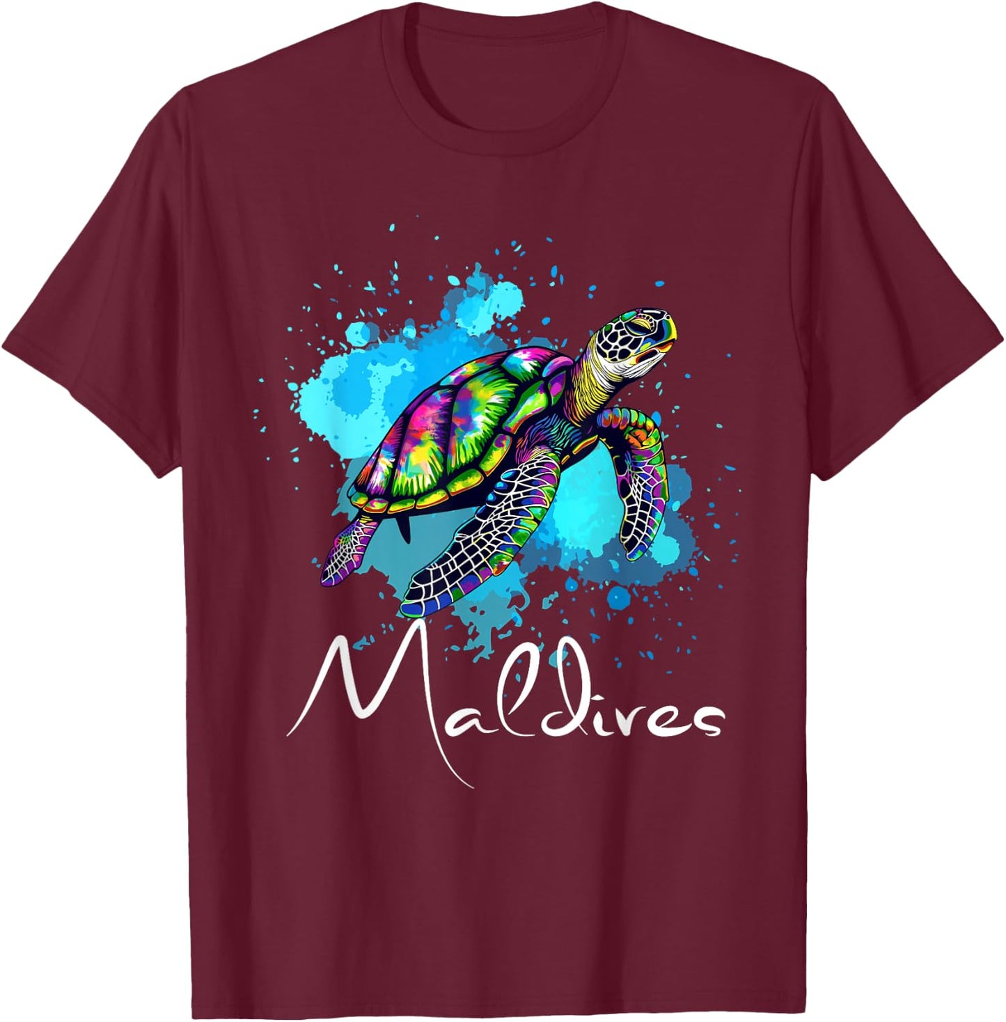 Maldives T-Shirt - T-Shirt | Maroon