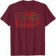 Clan McCulloch Scottish tartan US flag kilt Scotland T-Shirt - T-Shirt | Maroon