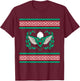 Gremlins - After Midnight Sweater Pattern T-Shirt - T-Shirt | Maroon