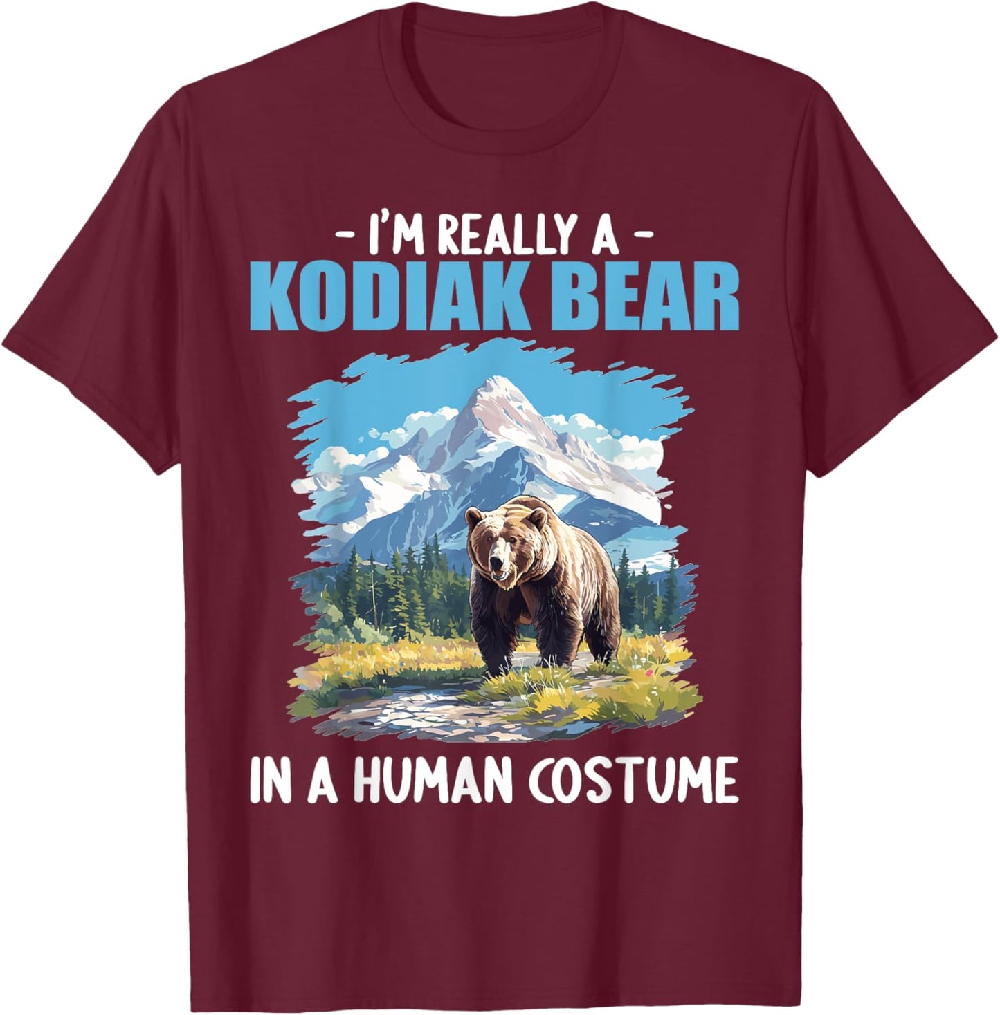 Kodiak Bears Kodiak Bear T-Shirt - T-Shirt | Maroon