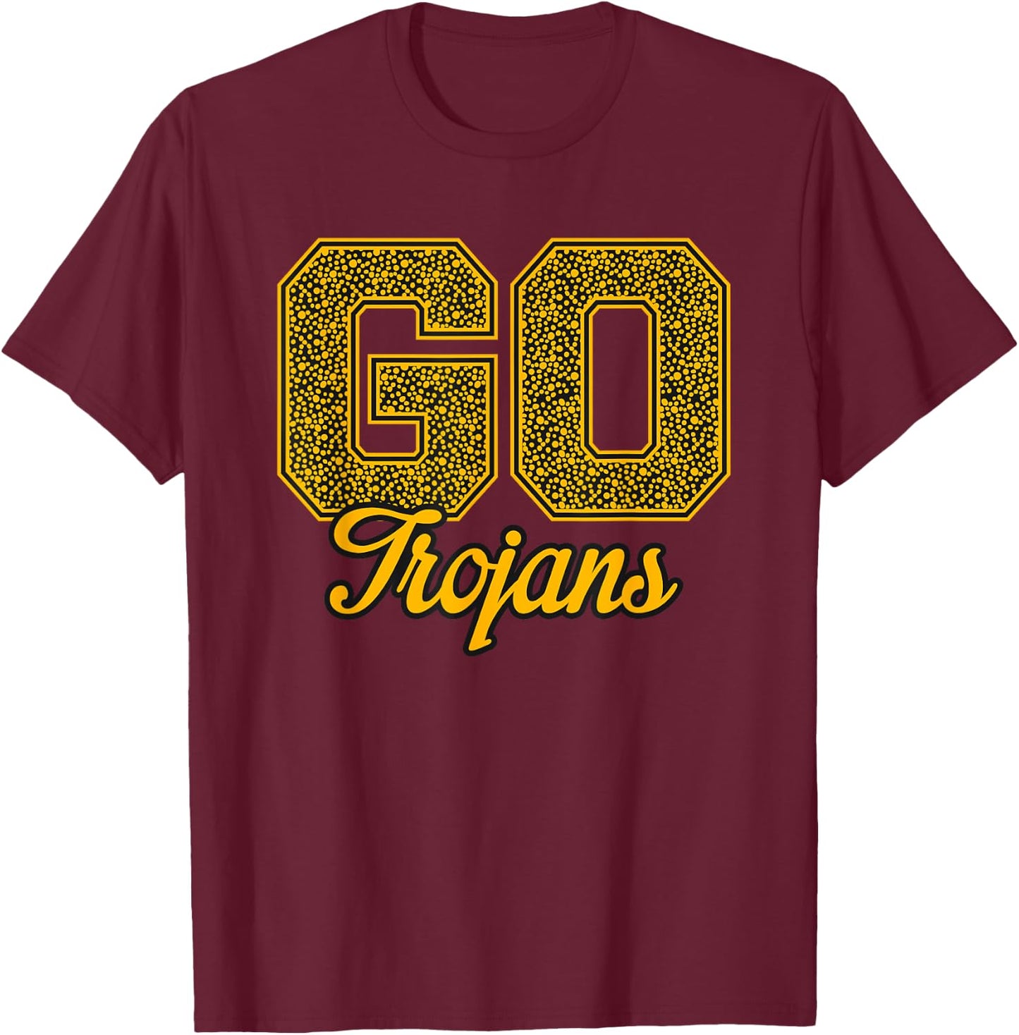 Carrollton Trojans GO! School Pride T-Shirt - T-Shirt | Maroon