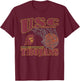 Elite Authentics USC Trojans Women's Basketball Vintage Black T-Shirt - T-Shirt | Maroon