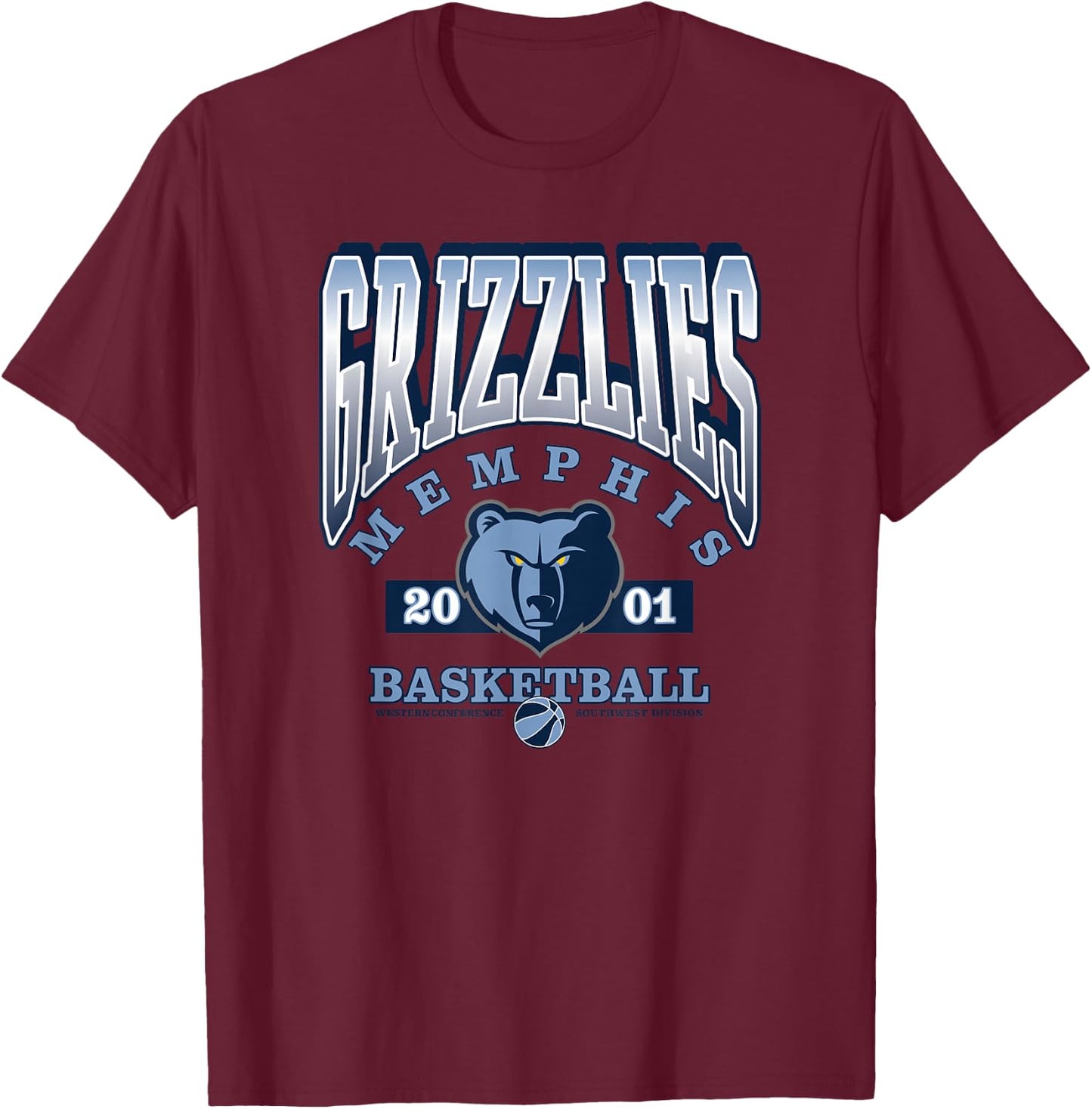 NBA Memphis Grizzlies Homecourt Advantage T-Shirt - T-Shirt | Maroon