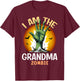 Halloween Matching Grandma Zombie Costume T-Shirt - T-Shirt | Maroon