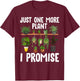 Cool Plant Lover Art Women Garden Florist Gardening T-Shirt - T-Shirt | Maroon