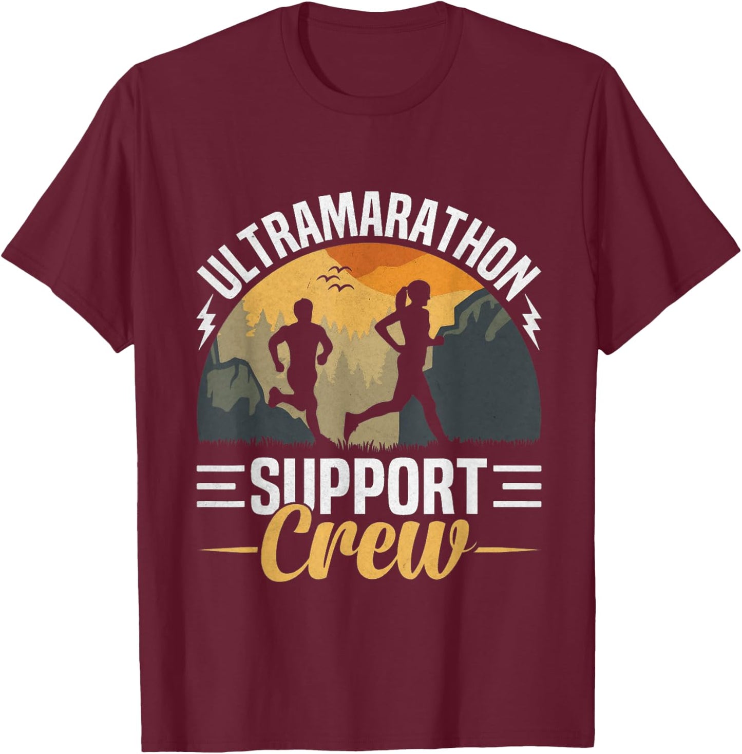 Ultra Marathon Running 50 Miles Runner Ultrarunning T-Shirt - T-Shirt | Maroon