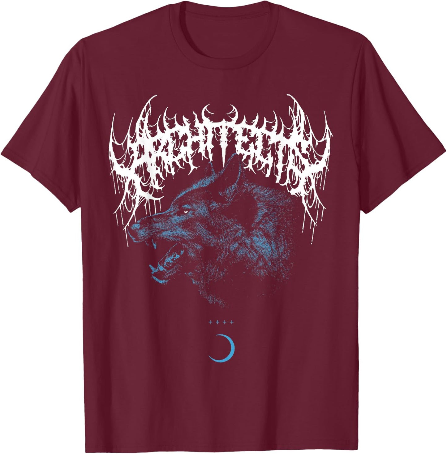 Architects Wolf T-Shirt - T-Shirt | Maroon