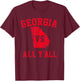 Georgia vs All Yall for Y'All Funny Georgia T-Shirt - T-Shirt | Maroon