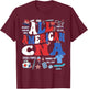 All American CNA 4th Of July Scrub Top Patriot Women RN CNA T-Shirt - T-Shirt | Maroon