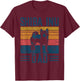 Dog | Crypto Doge Papa - Vintage Shiba Inu Dad T-Shirt - T-Shirt | Maroon