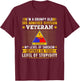 Grumpy Old 3rd Armored Division Veteran Military Army T-Shirt - T-Shirt | Maroon