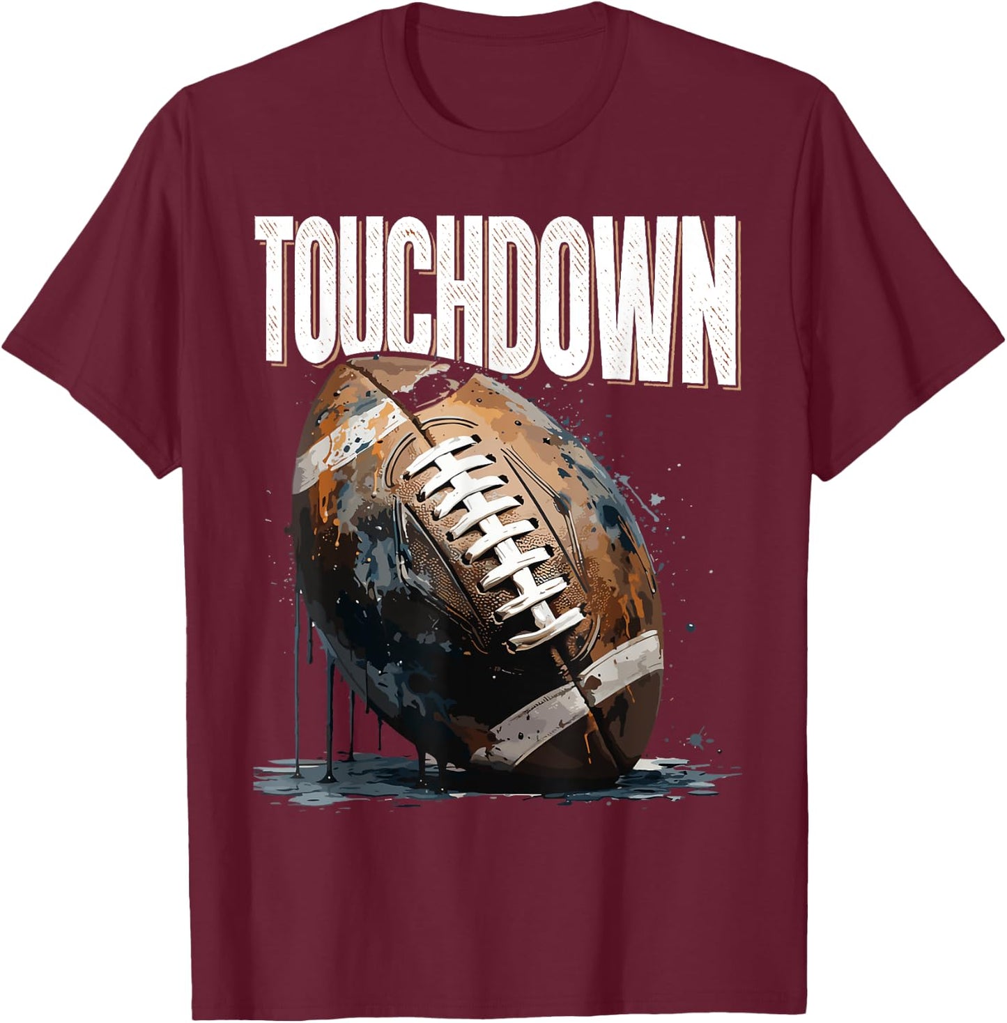 Touchdown - American Football T-Shirt - T-Shirt | Maroon
