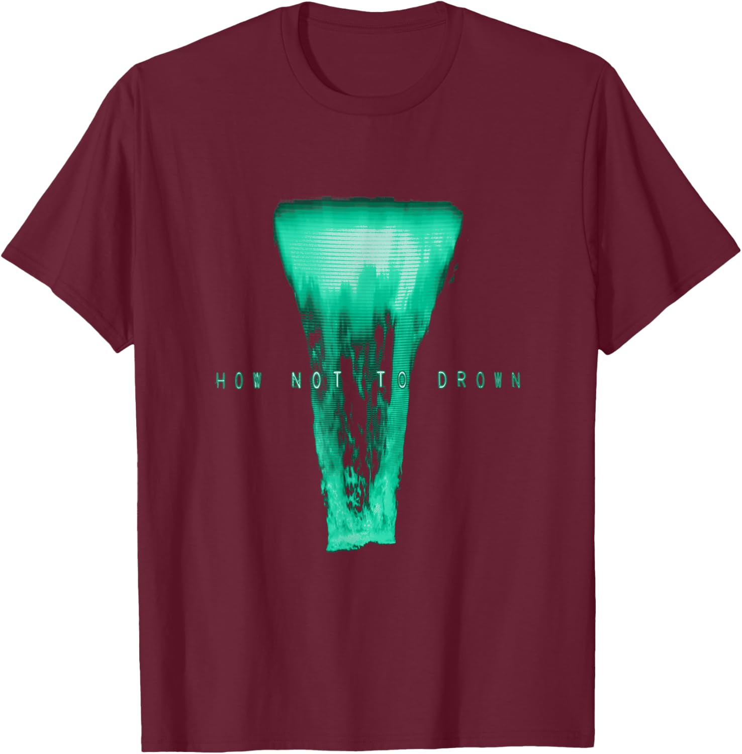 CHVRCHES - How Not To Drown T-Shirt - T-Shirt | Maroon