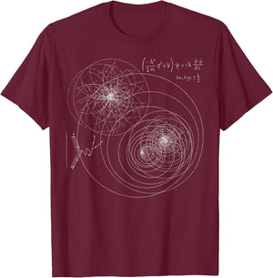 Higgs Boson Physics Quantum Mechanics Science Lover Teacher T-Shirt - T-Shirt | Maroon