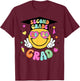 Groovy 2nd Grade Graduate Happy Face Graduation 2024 Grad T-Shirt - T-Shirt | Maroon
