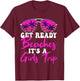 Get Ready Beaches It's A Girls Trip Weekend Holiday Women T-Shirt - T-Shirt | Maroon