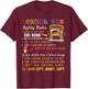 School Bus Safety Rules T Shirt, School Bus Driver Funny T-Shirt - T-Shirt | Maroon