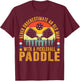 Never Underestimate An Old Man With a Pickleball Paddle Men T-Shirt - T-Shirt | Maroon
